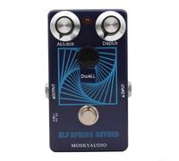 CNANRNANC Vintage Tube for Sound Reverb Pedal with Pre-delay Control True Bypass Switch for Guitar Effects Pedal Board Blue Metal Case