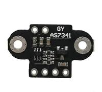 CNANRNANC Visible Light Infrared Spectral Sensor Module As7262 As7341 For Color Matching Material Analysis Portable Handheld Devices Black(AS7341)