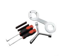 CNANRNANC Washing Machine Disassembly Tool Kit, Carbon Steel, Magnetic | Washing Machine Drum Removal Tool,Impeller Removal Wrench Set for Pulsator Washers, Carbon Steel