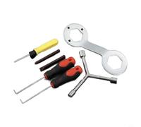 CNANRNANC Washing Machine Disassembly Tool Kit, Carbon Steel, Magnetic | Washing Machine Drum Removal Tool,Impeller Removal Wrench Set for Pulsator Washers, Carbon Steel