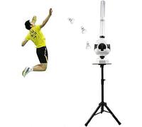 CNAOHGHN automatic badminton trainer, badminton server, with remote control and adjustable knot angle, suitable for outdoor sports training for teenagers and children