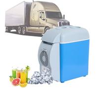 CNAOHGHN Car Refrigerator, 7.5L Portable Quiet Camping Refrigerator, 12v/24V Car Mini Fridge Car Refrigerator for Car Travel Offices Dormitories