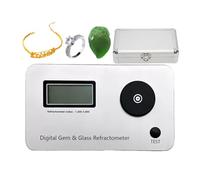 CNAOHGHN Digital Refractometer,All-In-One Gem Identification Tool,With Lcd Screen & Rechargeable Battery,0.001 Accuracy, 1.300-3.000 Ri Range For Testing Jewelry, Diamonds, Jade, And Silver/Gold