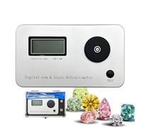 CNAOHGHN Gemstone Refractometer,Professional Jewelry Tester Identification Tool,Measurement Error: ±0.005/accuracy: 0.001/refractive Index 1.300-3.000,for Jewelry, Jade, Crystal