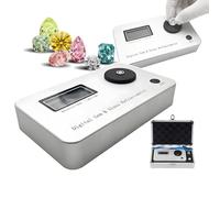 CNAOHGHN Gemstone Refractometer with LCD Screens,Jewelry Tester Identification Tools,Refractive Index 1.300-3.000,for Jewelry, Gold,Silver,Diamond