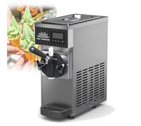 CNAOHGHN Multi-scene Single Flavor Soft Serve Ice Cream Maker, Pre-Cooling System Countertop Ice Cream Machine,4-5kg/H High Yield, Portable Dessert Making Machine for Home Commercial