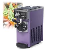 CNAOHGHN Multi-scene Single Flavor Soft Serve Ice Cream Maker, Pre-Cooling System Countertop Ice Cream Machine,4-5kg/H High Yield, Portable Dessert Making Machine for Home Commercial