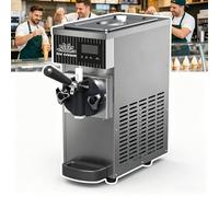 CNAOHGHN Soft Serve Ice Cream Machine, Countertop Soft Serve Ice Cream Maker,40% High Expansion Rate Single Flavor Ice Cream Maker, Fast Refrigeration for Bar Cafe Party