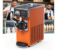 CNAOHGHN Soft Serve Ice Cream Machine, Countertop Soft Serve Ice Cream Maker,40% High Expansion Rate Single Flavor Ice Cream Maker, Fast Refrigeration for Bar Cafe Party