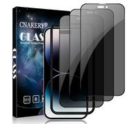 Cnarery 3 Pack Privacy Screen Protector for iPhone 14 Pro Max, Anti-Scratch 9H Hardness Scratch Resistant Case Friendly High Sensitivity Anti Spy Tempered Glass Film With Installation Frame 6.7 Inch 2