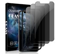 Cnarery 3 Park for iPhone 11 Pro Max/XS Max Privacy Screen Protector, Anti Spy, Anti-Scratch, Case-Friendly, 9H Hardness Full Coverage Tempered Glass Film With Installation Frame, 6.5 Inch