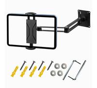 CNARIO Adjustable and Foldable Wall Mount Holder for 4-17 inch Tablets, Compatible with iPad Pro/Air/Mini, Samsung Galaxy Tab, Huawei MatePad