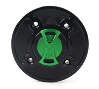 Cnazg40 1 pcs Keyless Twist off Motorcycle Gas Tank Cap Cover for Ninja 400 650 Z900 for 1000, Green