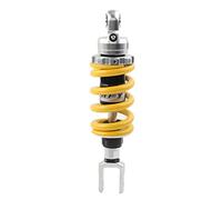 Cnazg40 Adjustable Suspension Shock Rear Motorcycle Absorber Universal Clevis Replacement For Dirt Pit Bike ATV Quad 285mm 11" Chinese 50-160cc Pit bike Dirt Bike Scooter(Yellow clip 30mm)
