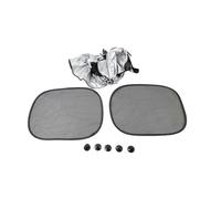 Cnazg40 Foldable Umbrella Car Windshield Sun Shade Front Window Cover Visor Umbrella Large Cloth with Titanium Silver Coating + Metal Pole Mesh Fabric 3 Pcs