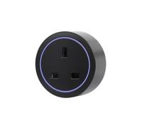 CNBINGO Power Track Socket Adapter Suitable for Kitchen Office,Schwarz | Wall mount track socket,8000W capacity,Aluminium alloy,UK standard plug socket,Electric outlet socket