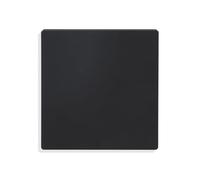 CNBINGO Rocker Button Switch, Plastic Black Wall Plate, Electrical Single Light Switch