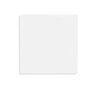 CNBINGO Rocker Button Switch, Plastic White Wall Plate, Electrical Single Light Switch