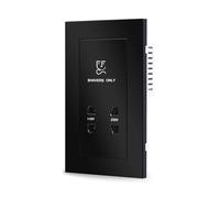 CNBINGO Shaver Socket Bathroom Dual Voltage Shaver Plug Socket Electric Toothbrush Charger Sockets Matt Black