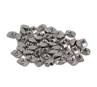 CNBTR Carbon Steel Drop In T-Nut M4 Thread for 20 Series European Aluminum Slot Pack of 50