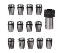 CNBTR Motor Shaft Holder Extension Rod & 13PCS ER20 Collet Chuck Milling Lathe Tool