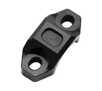CNC 22MM Universal Handlebar Brake Clutch Rotating Bar Clamp Mount Stop Start Kill Switch Brake Disc Guard(Black)
