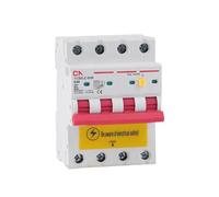 CNC 2P 4P 230V RCBO MCB 30mA Residual Current Circuit Breaker With Over Current And Leakage Protection 6-63A YCB6HLN-63 PLUS(6A)