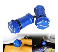 CNC 3D Hex Seat Bolts Seat Screws Frame Cap Compatible with Monkey 125 2018-2023 (Blue)