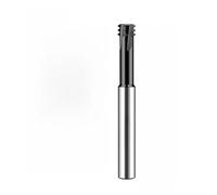 CNC 60° Machine Solid Carbide cemented Carbide Three Row Thread Milling Cutter UNC 6-32 10-24 1/4 UNF 10-32 Mill Mills(UNF1l4-28XD6X50L,for Stainless Steel)