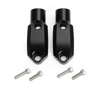 CNC Aluminium 7/8" 22mm Front Master Cylinder Clamp 10mm Motorcycle Rearview Mirror Mount Adapter Mirror Stem Extender