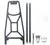 CNC Aluminium Folding Bike Rear Carrier Rack Suitable for Brompton Pline Cline Folding Bikes Robust and Lightweight Bicycle Accessory (Black)