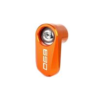 CNC aluminum alloy ABS protective cover For 1290 890 390 690 Duke Super Adventure S R ADV SMC-R RC390 Motorcycle Front Rear Wheel ABS Sensor Protector Guard Cap(1 Orange-690)