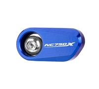 CNC aluminum alloy ABS protective cover For Hon@&da NC750x NC 750x NC750 X 2017-2023 2024 2025 Motorcycle Accessories Front Rear Wheel ABS Sensor Protection Guard Cover(Front-Blue)