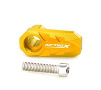 CNC aluminum alloy ABS protective cover For Hon@&da NC750x NC 750x NC750 X NC750S NC700X NC700 Motorcycle Accessories Front Rear Wheel ABS Sensor Protection Guard Cover(1 piece Yellow)