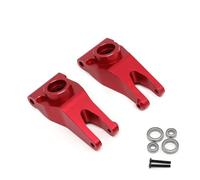 CNC Aluminum Alloy Axle Seat RC Upgrade Parts for 1/10 ARRMA Senton Big Rock Typhon Granite Vorteks RC Car (Red)