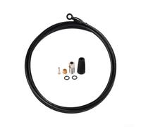 CNC Aluminum Alloy Brake Hose For Mountain Bike, 2000mm Five-Line | Hydraulic Tube, Compatible With BH59 BH90 for xt for xtr for slx for sram, Rubber for braided Liner For Road Folding Bikes