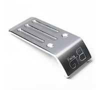CNC Aluminum Alloy Front Bumper Skid Plate for 1/5 RC Car HPI Baja 5b 5T SS 5SC (Silver)