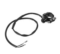 Cnc Aluminum Alloy Handlebar Mounted Kill Switch Button for Motorcycle | Plug and Play Wiring, Weather Resistant Build, Black Finish, Suitable for Cafe Racer Inspections and Rain