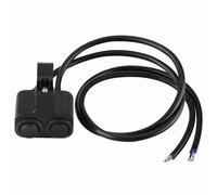 CNC Aluminum Alloy Motorcycle Handlebar Switch, Dual Headlight Spotlight Control Switch with Indicator Light, Universal Fit for 1 Inch 25mm Handlebars on Most Motorcycles