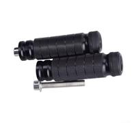 CNC Aluminum Alloy Motorcycle Rear Foot Pegs Passenger Step Set Foldable | Aluminium Alloy, Enhanced Grip Texture, Serrated Grip, 8.5mm Pin, Easy Bolt-on Fit For Street & Off-road -Bike