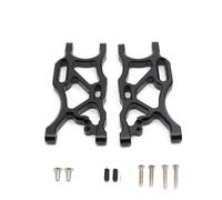 CNC Aluminum Alloy Rear Lower Suspension Arm RC Upgrade Parts for ARRMA 1/8 Typhon 6S BLX Buggy, 1/7 Limitless Infraction RC Car (Black)
