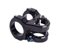 CNC Aluminum Alloy Stem 35mm Length 0 Degree For MTB All-Mountain And Downhill Use With 31.8mm Handlebar And 28.6mm Steer Tube Fit(Black)