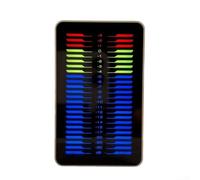 CNC Aluminum Audio for Spectrum Display 52mm Silver CNC Aluminum | Dual channel LED, real-time L/R balance, for agc algorithm, clear DB status light, monitoring