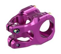 CNC Aluminum Bike Stem 35mm Length for 1-1/8 Inch Fork and 31.8mm Handlebar, Short Mountain Bicycle Stem for DH AM for ENDURO Riding,Bike Stem for Mountain Bike, Road Bike, MTB, Downhill(purple)