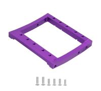 CNC Aluminum Dual Servo Mount Bracket Base Stand For 1 10 Scale RC Car Models Crawler II Axle Comp DIY TGH Rails Chassis Kit Universal Fit(Purple Servo mount)