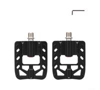 CNC Aluminum Foldable Bike Pedals 4 Sealed Bearings | One-touch folding mechanism, minimizes width, fits car trunks and backpacks, ideal for travel storage