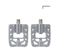 CNC Aluminum Folding Pedals 4 Sealed Bearings Black | One-touch fold mechanism, saves space in trunks, fits backpacks, ideal for urban storage and travel