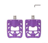 CNC Aluminum Folding Pedals 4 Sealed Bearings Black | One-touch fold mechanism, saves space in trunks, fits backpacks, ideal for urban storage and travel