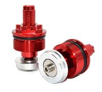 CNC Aluminum Fork Preload Adjuster Cap Bolts Compatible With R3 2015-2018 R25 2013-2018 MT07 MT 07(Red)