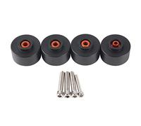 CNC Aluminum Frame Slider Set, 4pcs Front & Rear Wheel Crash Protectors for 125 200 390 Motorcycles - Durable Anti - Collision Protection, Easy Installation Kit